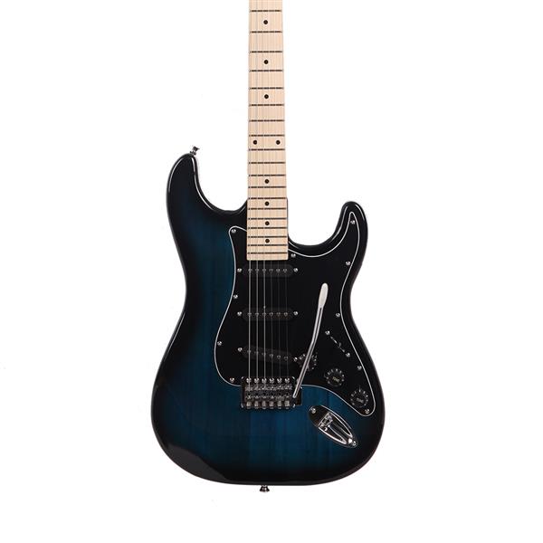 【AM不售卖】GST 单-单-单拾音器 枫木指板 化蓝色-黑护板 S102 ST电吉他-6