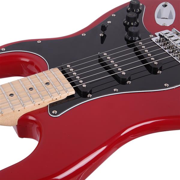 【AM不售卖】GST 单-单-单拾音器 枫木指板 红色-黑护板 S102 ST电吉他-10