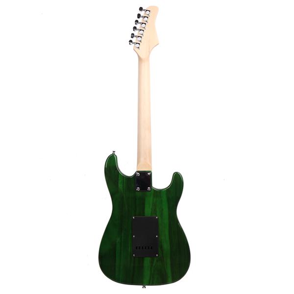 【AM不售卖】ST 左手 单-单-单拾音器 枫木指板 绿色-黑护板 S201 ST电吉他-4