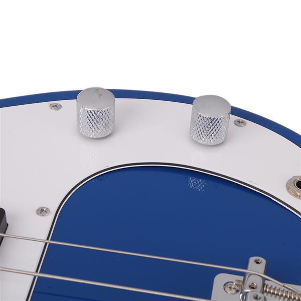 【AM不售卖】GP 四弦分离式单拾音器 蓝色-白护板 S101 P贝司-11