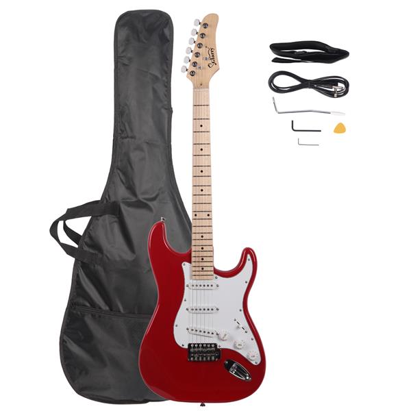 【AM不售卖】GST 单-单-单拾音器 枫木指板 红色-白护板 S201 ST电吉他-2