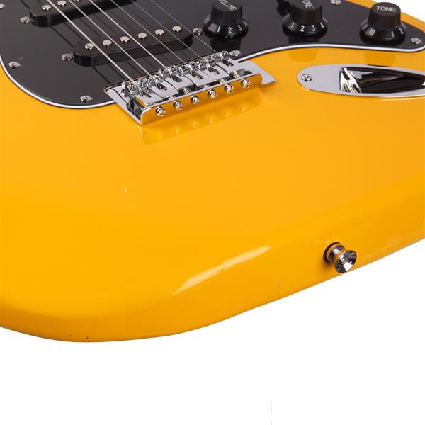 【AM不售卖】GST 单-单-单拾音器 枫木指板 橘黄色-黑护板 S102 ST电吉他-16
