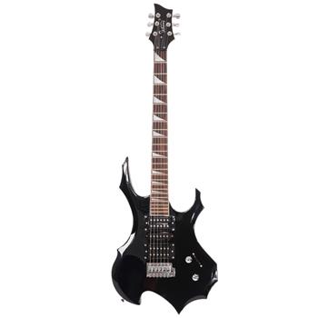 【AM不售卖】单摇双-单-双拾音器 黑色 S201 火焰电吉他+音箱套装