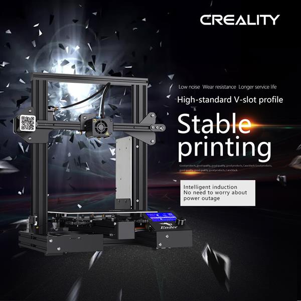 Creality 110V Ender-3Pro 黑色 FDM 3D打印机-18