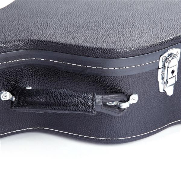 【AM不售卖】PVC 随琴身型 黑色细纹 39in 古典 吉他皮盒-14