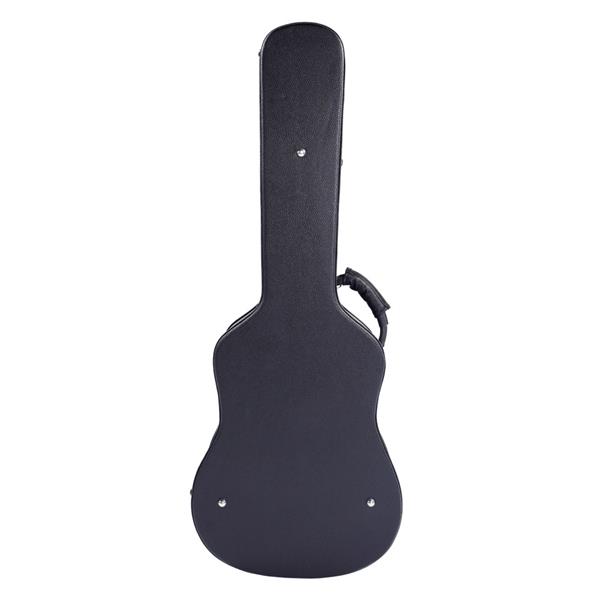 【AM不售卖】PVC 随琴身鼓面型 黑色细纹 41in民谣 吉他皮盒-7