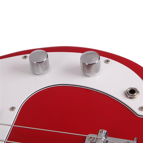 【AM不售卖】GP 四弦分离式单拾音器 红色-白护板 S101 P贝司+音箱套装-8