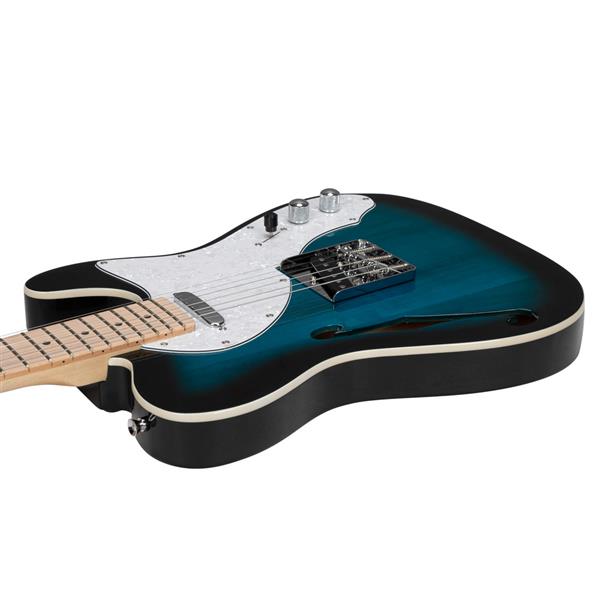 【AM不售卖】GTL 半空心单-单拾音器 玫瑰木指板 化蓝色-白珍珠护板 S201 TL电吉他-9