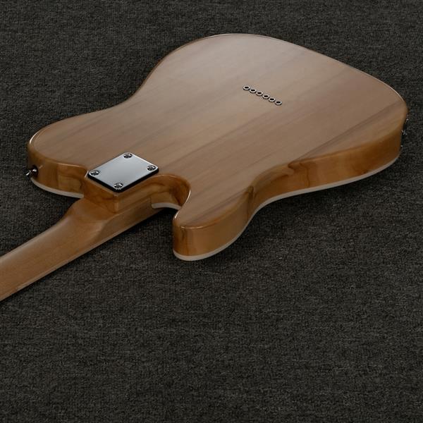 【AM不售卖】GTL 半空心单-单拾音器 玫瑰木指板 原木色-白珍珠护板 S201 TL电吉他-18