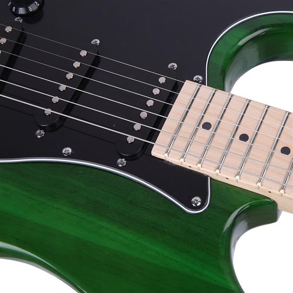 【AM不售卖】ST 左手 单-单-单拾音器 枫木指板 绿色-黑护板 S201 ST电吉他-12