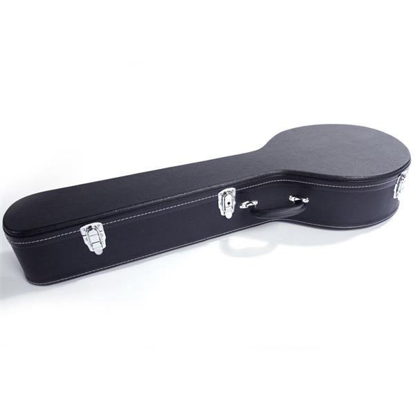 【AM不售卖】PVC 随琴身型 黑色细纹 四弦班卓琴 班卓琴皮盒-5