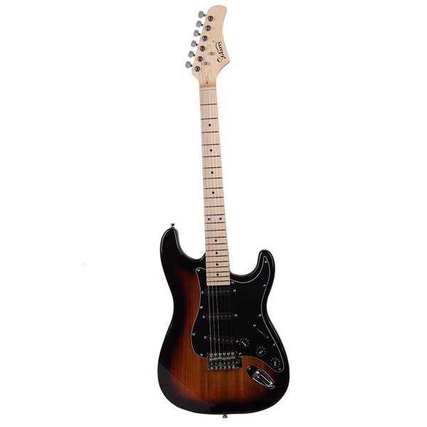 【AM不售卖】GST 单-单-单拾音器 枫木指板 日落色-黑护板 S102 ST电吉他-6