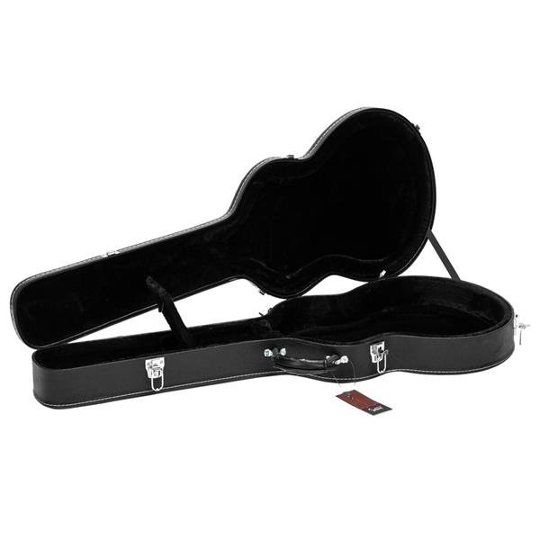 【AM不售卖】PVC 随琴身鼓面型 黑色细纹 Gibson/EPI ES-335爵士电吉他  电吉他皮盒-6