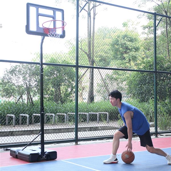 B07S PVC透明板 210-260cm N002 便携式可移动 青少年 篮球架-18