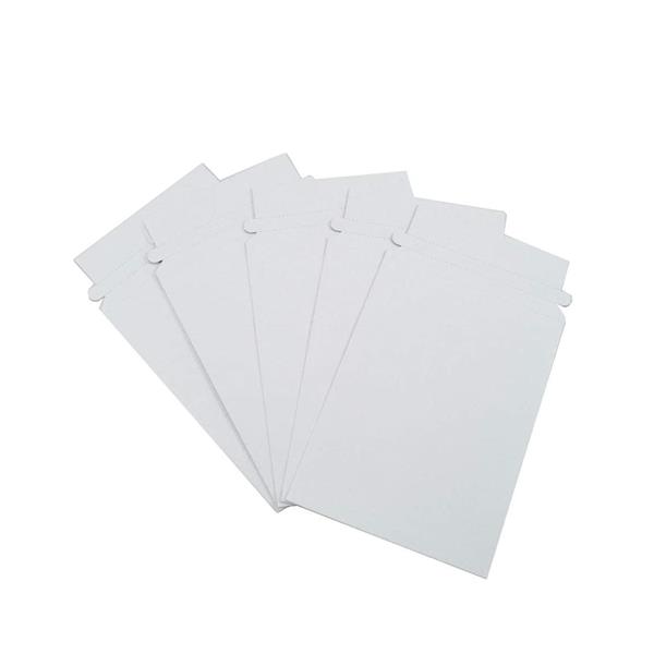 100pcs 短边开口 25*32cm（9.75in*12.25in） 白色 纸质信封袋-4