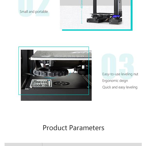 Creality 110V Ender-3 黑色 FDM 3D打印机-7