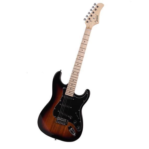【AM不售卖】GST 单-单-单拾音器 枫木指板 日落色-黑护板 S102 ST电吉他-5