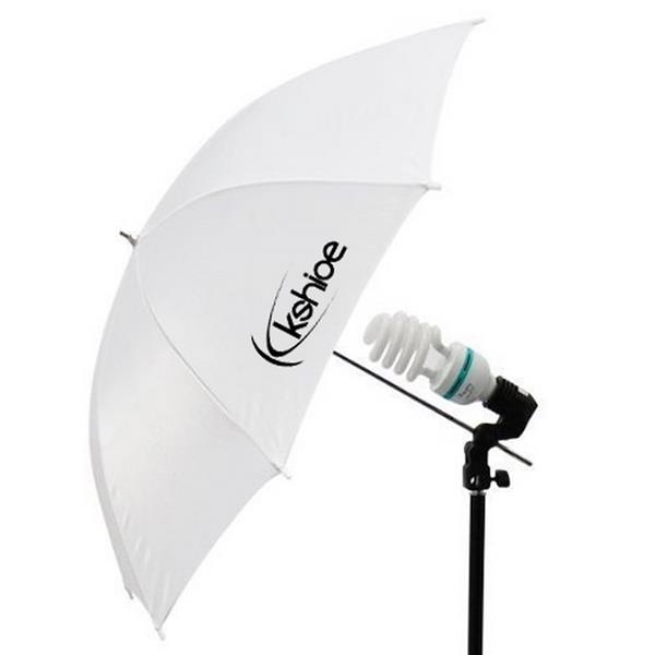 欧规 KS07 45W 长方形 带白伞和黑银伞加柔光箱和背景布支架4灯组合 摄影套装-10