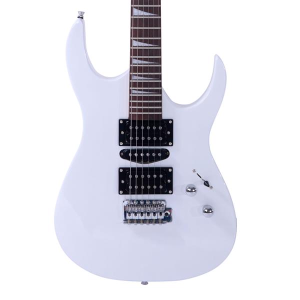 【AM不售卖】双-单-双拾音器 白色 170型电吉他+音箱套装-7
