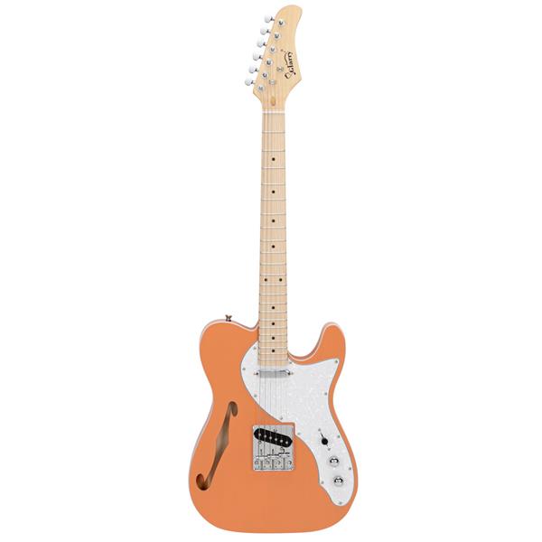 【AM不售卖】GTL 半空心单-单拾音器 玫瑰木指板 橘红色-白珍珠护板 S201 TL电吉他-2