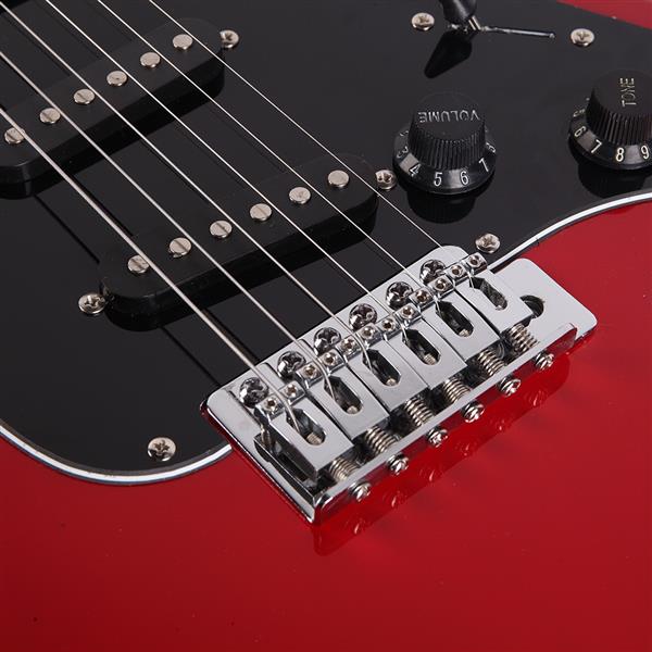 【AM不售卖】GST 单-单-单拾音器 枫木指板 红色-黑护板 S102 ST电吉他-16