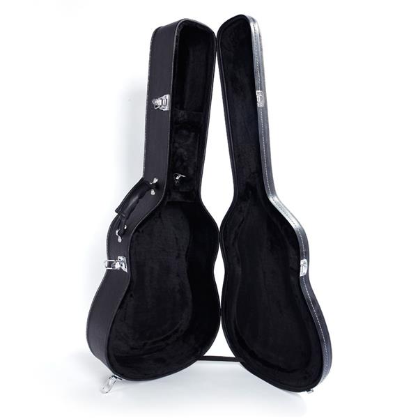 【AM不售卖】PVC 随琴身型 黑色细纹 39in 古典 吉他皮盒-11