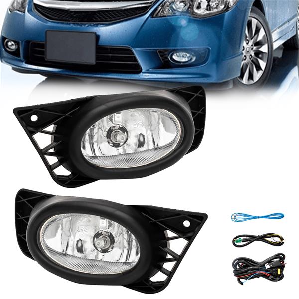 雾灯-HY-41-HD Civic 2009-2011 -【HD4005】-线束-18