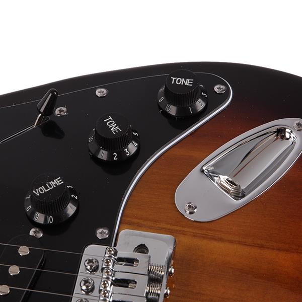 【AM不售卖】GST 单-单-单拾音器 枫木指板 日落色-黑护板 S102 ST电吉他-17