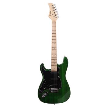 【AM不售卖】ST 左手 单-单-单拾音器 枫木指板 绿色-黑护板 S201 ST电吉他