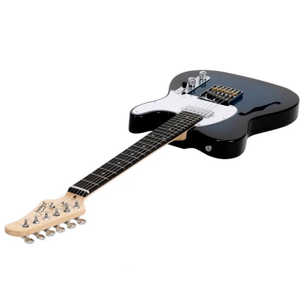 【AM不售卖】GTL 半空心双-单拾音器 玫瑰木指板 化蓝色-白护板 S101 TL电吉他-12