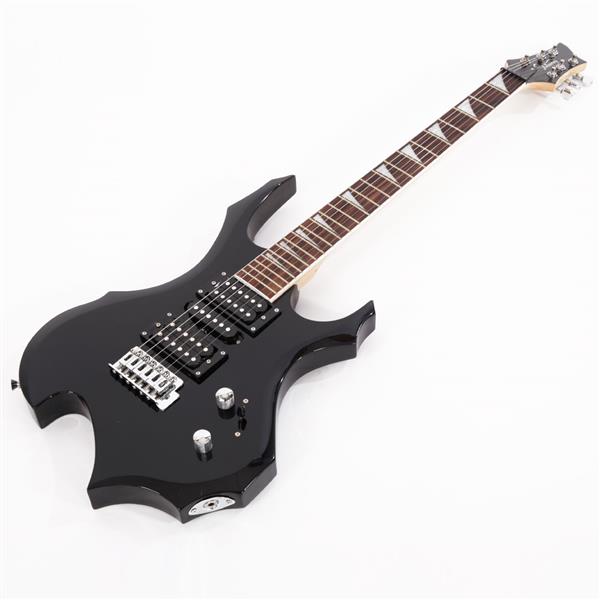 【AM不售卖】单摇双-单-双拾音器 黑色 S101 火焰电吉他-5