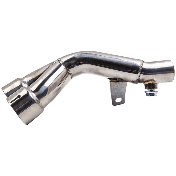 排气歧管 Exhaust Mid Link Tube Piping Y Pipe for Yamaha YZF R6 2006-2019-5