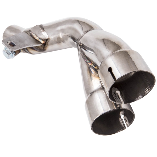 排气歧管 Exhaust Mid Link Tube Piping Y Pipe for Yamaha YZF R6 2006-2019-6