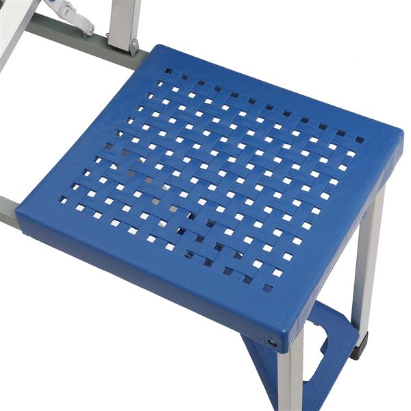135.5*83*65.5cm 塑料 桌椅连体 50kg 蓝色 野营连体桌椅-19