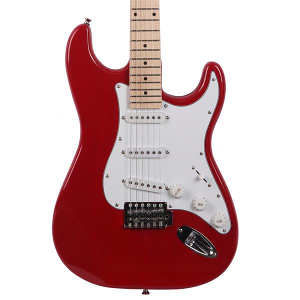 【AM不售卖】GST 单-单-单拾音器 枫木指板 红色-白护板 S201 ST电吉他-8