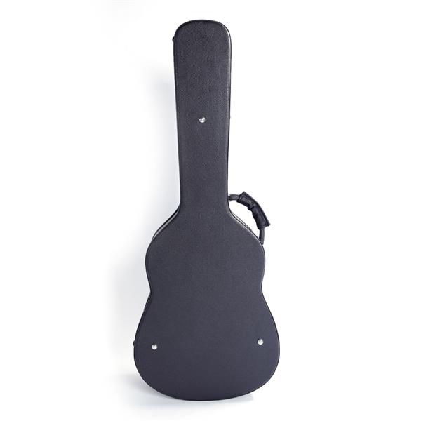 【AM不售卖】PVC 随琴身型 黑色细纹 39in 古典 吉他皮盒-4