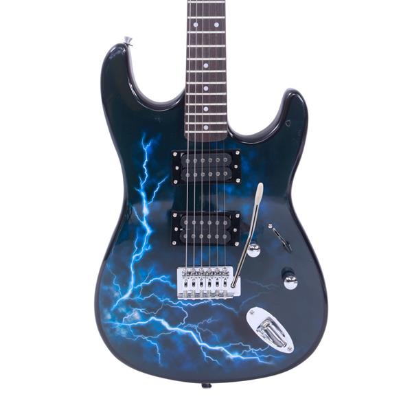 【AM不售卖】GST-E 单-单-单拾音器 玫瑰木指板 闪电贴花-黑背 S101 ST电吉他-7