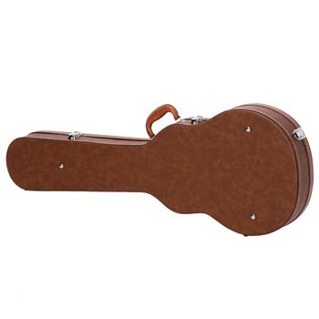 【AM不售卖】PVC 随琴身鼓面型 棕色细纹 LP电吉他 LP电吉他 电吉他皮盒
