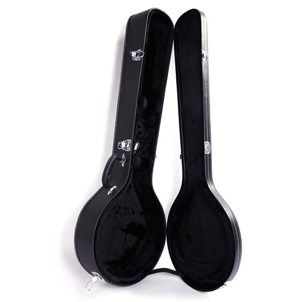 【AM不售卖】PVC 随琴身型 黑色细纹 五弦/六弦班卓琴 班卓琴皮盒-11