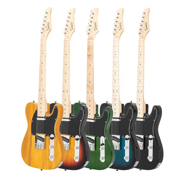 【AM不售卖】GTL 实心单-单拾音器 枫木指板 绿色-黑护板 S101 TL电吉他-17