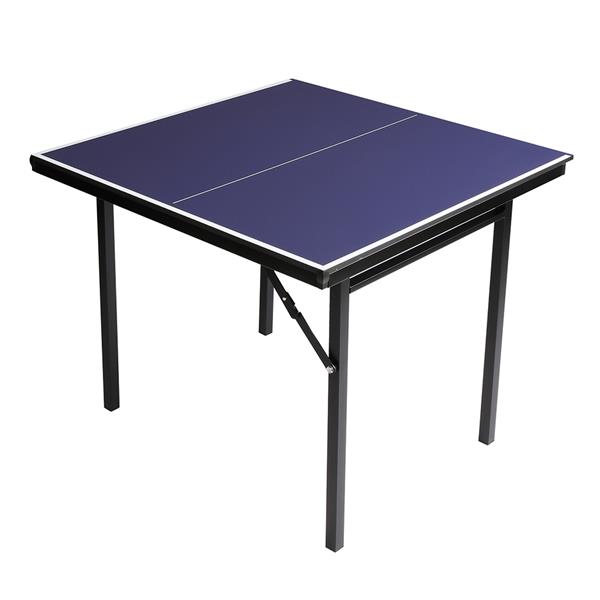 183*91.5*76.5cm MDF 紫蓝色 XD-086 S001 可折叠 室内 儿童/青少年 乒乓球桌-4