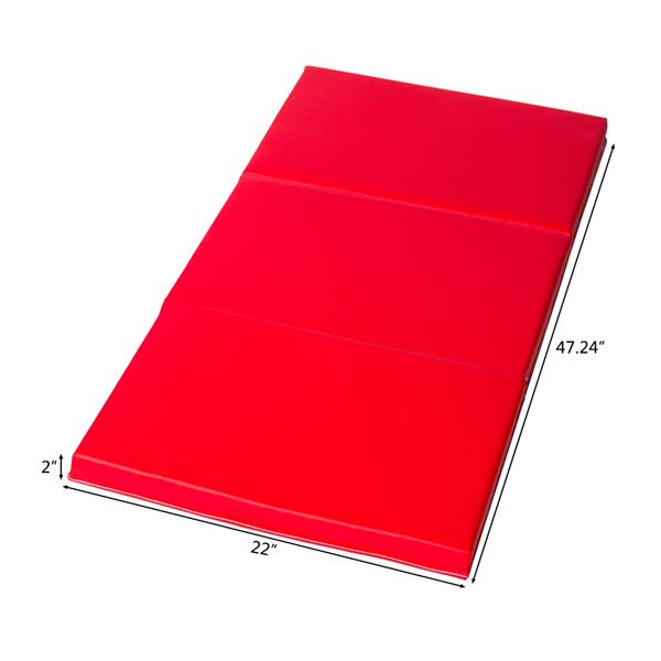 红色 N001 可折叠 体操垫-17