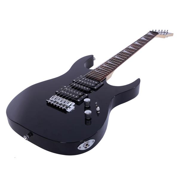 【AM不售卖】双-单-双拾音器 黑色 170型电吉他+音箱套装-10