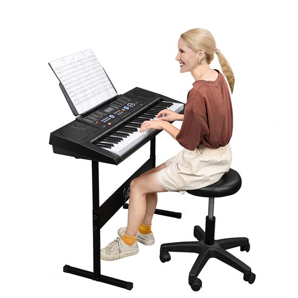 【AM不售卖】GEP-102 61键 黑色 教学多功能 电子琴+支架套装-31