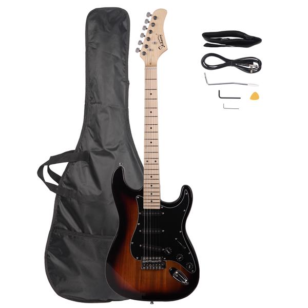 【AM不售卖】GST 单-单-单拾音器 枫木指板 日落色-黑护板 S102 ST电吉他-2
