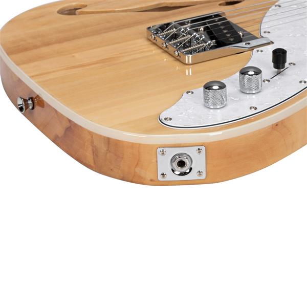 【AM不售卖】GTL 半空心单-单拾音器 玫瑰木指板 原木色-白珍珠护板 S201 TL电吉他-14