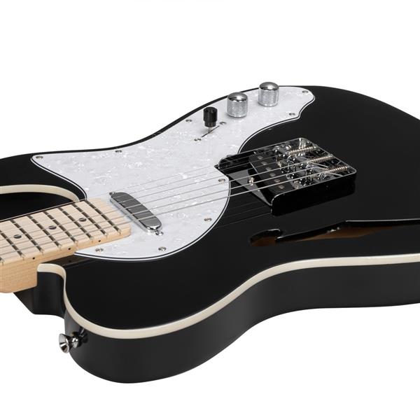 【AM不售卖】GTL 半空心单-单拾音器 玫瑰木指板 黑色-白珍珠护板 S201 TL电吉他-14