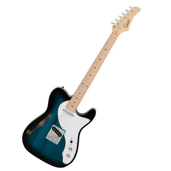 【AM不售卖】GTL 半空心单-单拾音器 玫瑰木指板 化蓝色-白珍珠护板 S201 TL电吉他-10