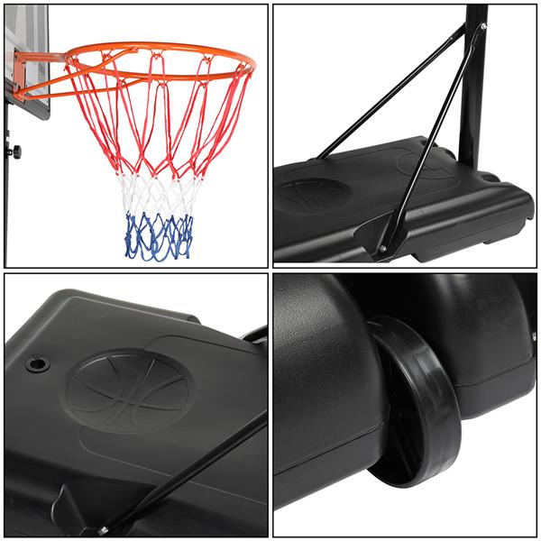 LX】B07N PVC透明板 210-305cm N002 便携式可移动 青少年 篮球架-21