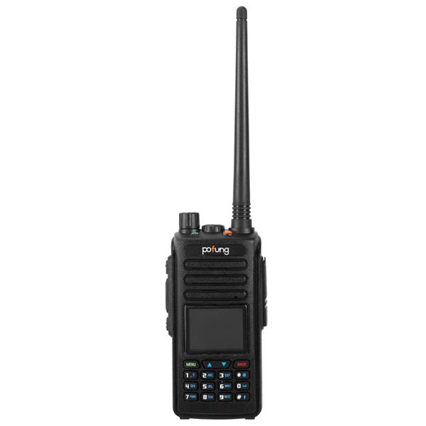 英规 DMR-1702 5W 2200mAh 分体充可拆天线彩屏UV双段带GPS  成人 数字对讲机-1